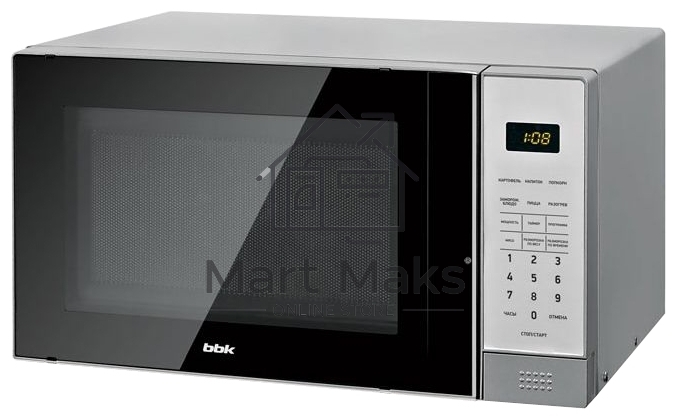 Микроволновая печь BBK 20MWS-729S/BS 20л. 700Вт серебристый/черный