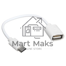 Кабель Rexant USB OTG Type-C на USB шнур 0.15M белый