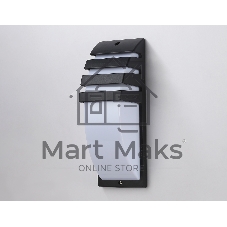 Уличный настенный архитектурный светильник ST5202 BK черный IP54 E27 max 40W 331*112*35