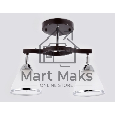 Светильник Ambrella light TR3111/2 DCF/CH темный кофе/хром E27 max 40W 400*150*315