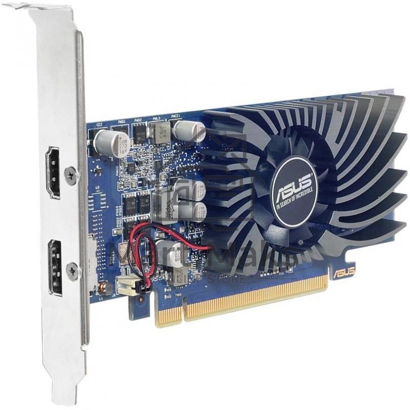 Видеокарта ASUS NVIDIA GT1030-SL-2G-BRK GT 1030 2048Mb 64 GDDR5 1228/6008 DVIx1 HDMIx1 HDCP Ret low profile