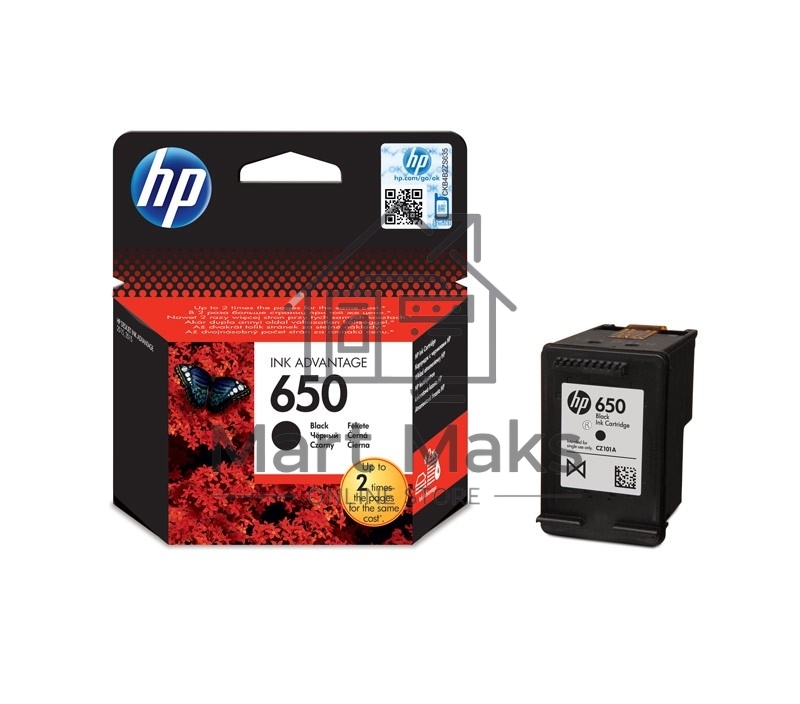 Картридж струйный HP 650 CZ101AE черный для HP DJ IA 2515