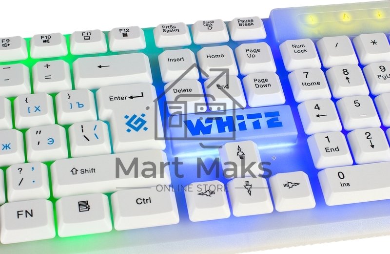 Клавиатура Defender White GK-172 проводная, USB, белый