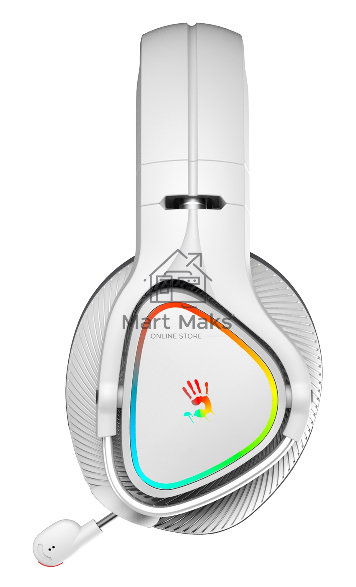 Наушники с микрофоном A4Tech Bloody MR710 серый BT оголовье (MR710 GREY)