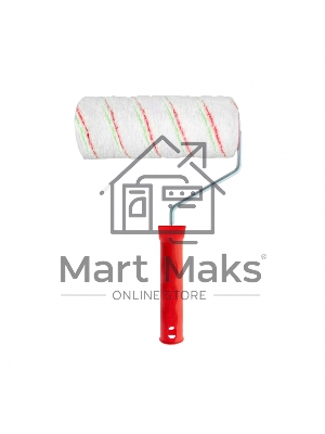 Валик Сибртех Эмали, 180 мм, ворс 12 мм, D 48 мм, D ручки 6 мм, полиамид, полиакрил