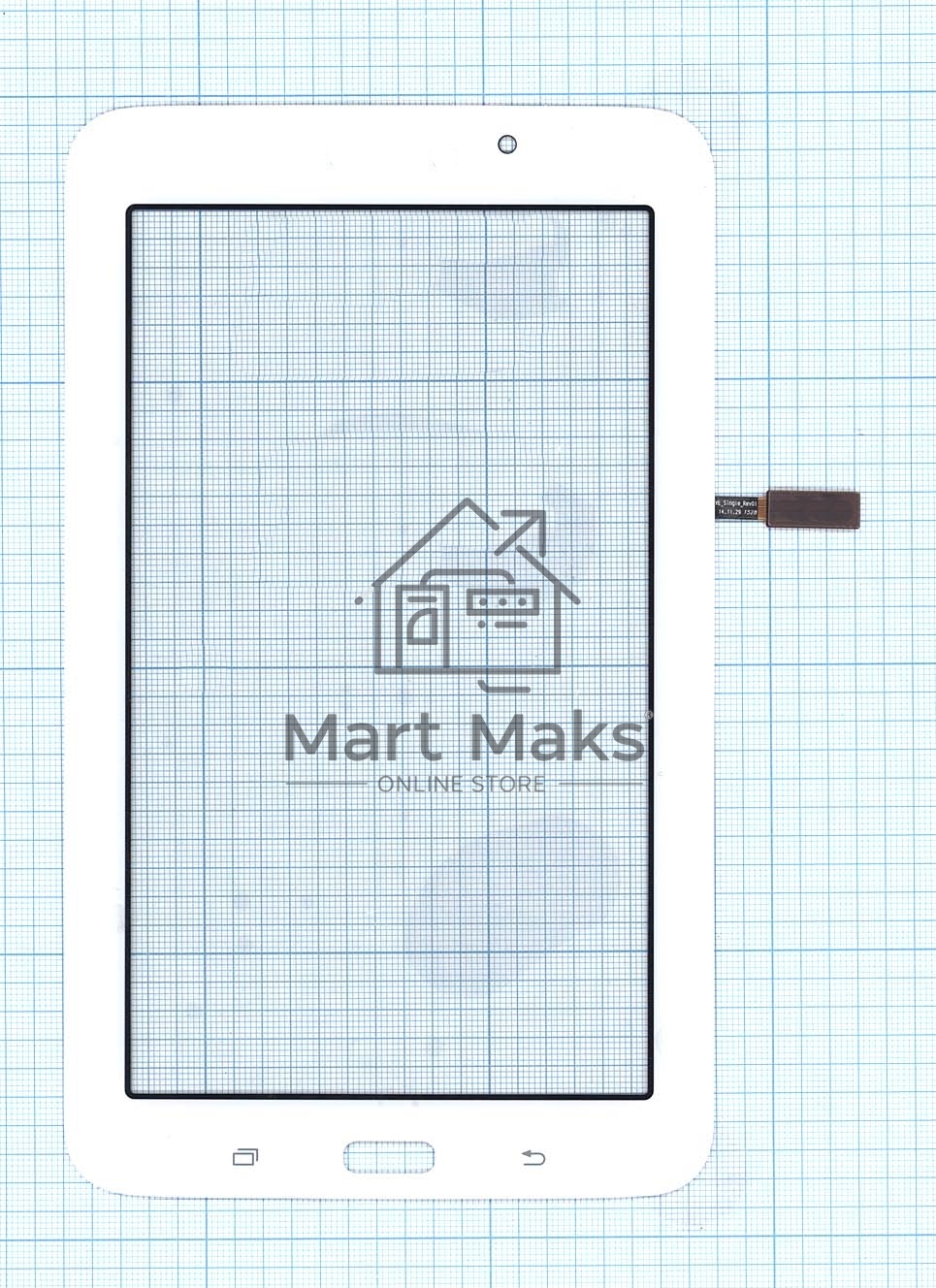 Сенсорное стекло (тачскрин) для Samsung Galaxy Tab 3 Lite 7.0 SM-T112, белое