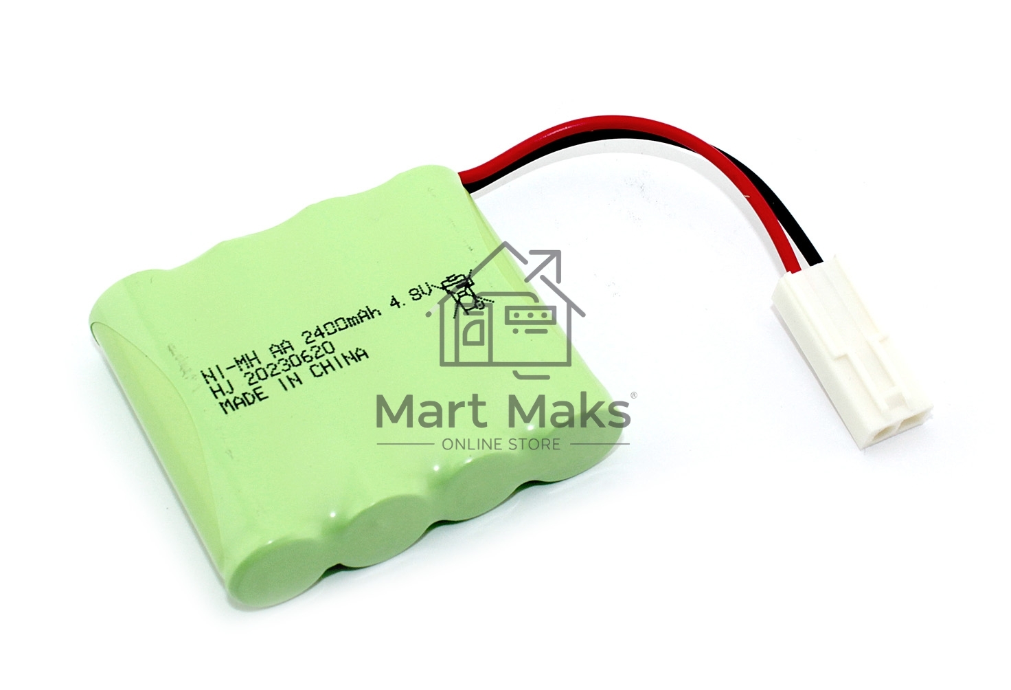 Аккумулятор Ni-Mh 4.8V 2400 mAh AA Flatpack разъем EL-2P