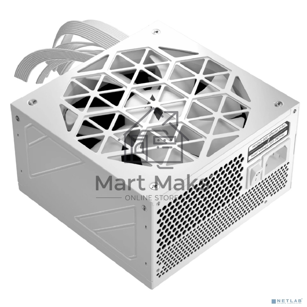 Блок питания 1STPLAYER ACK HA-650AC1-WH, 650Вт, 80 PLUS Standard, 140мм, белый