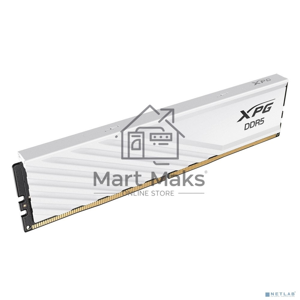 Оперативная память XPG Lancer Blade, DDR5, 32GB (2x16GB), 6000MHz, CL34, DIMM, с радиаторами, белый