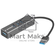 USB-концентратор Gembird UHB-C454, USB, USB 4 порта, USB