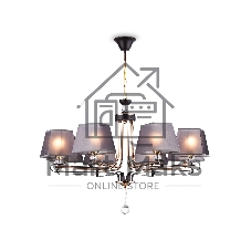 Светильник Ambrella light TR4618/8 CF/FGD кофе/золото E27/8 max 40W D760*810