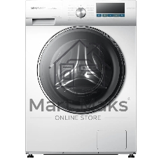 Стиральная машина Sharp ES-FSI812DLZ-W белый, загрузка фронтальная 8 кг, 1200 об/мин, класс A+++