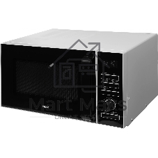 Микроволновая печь BBK 25MWS-970T/WB белый, 25 л, 900 Вт, переключатели - кнопки, поворотный механизм