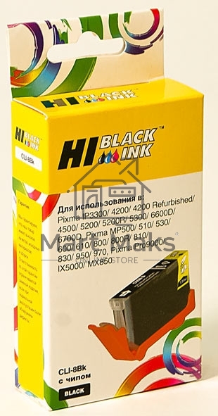 Картридж Canon PIXMA iP4200/iP6600D/MP500 (Hi-Black) new, CLI-8BK, BK