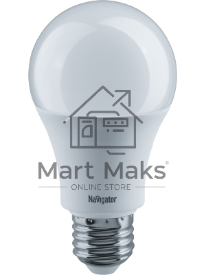 Лампа светодиодная Navigator NLL-A60-12-230-4K-E27 (Standard) 12Вт грушевидная 4000К белый E27 1000лм 176-264В