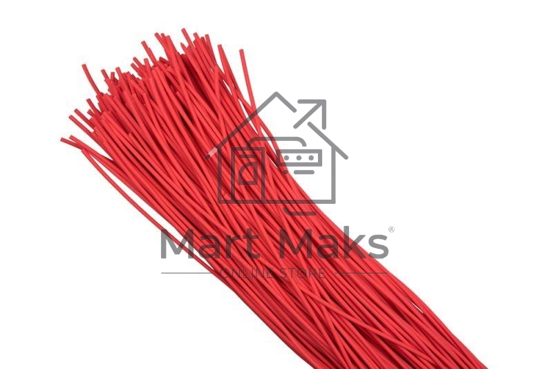 Трубка термоусадочная ТУТ нг 8/4 красн. 1м (уп.50шт) PROxima EKF tut-8-r-1m