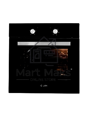 Духовой шкаф электрический LEX EDM 040 BL черный, встраиваемый