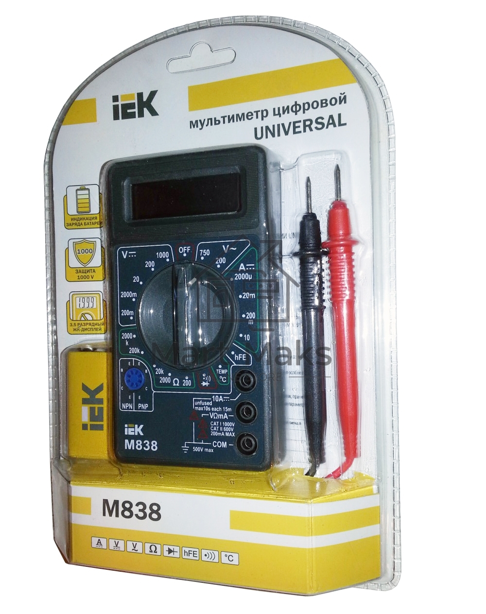 Мультиметр IEK Universal M838цифровой