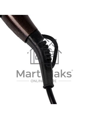 Фен для волос Galaxy Line GL 4343, коричневый, 2400 Вт, АС-мотор, 2 скорости потока воздуха, 3 температурных режима, функция 