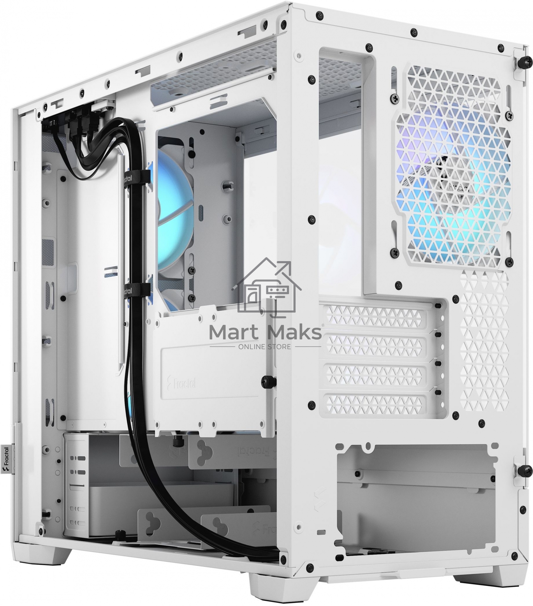 Корпус Fractal Design Pop Mini Air RGB White TG Clear Tint FD-C-POR1M-01