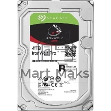 Жесткий диск Seagate Original SATA-III 4Tb ST4000NE001 NAS Ironwolf Pro (7200rpm) 256Mb 3.5