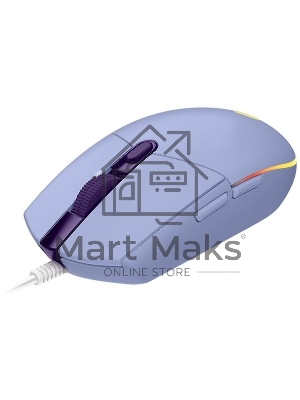 Мышь проводная Logitech G102 LIGHTSYNC фиолетовый, 8000 dpi, USB, кнопки - 6