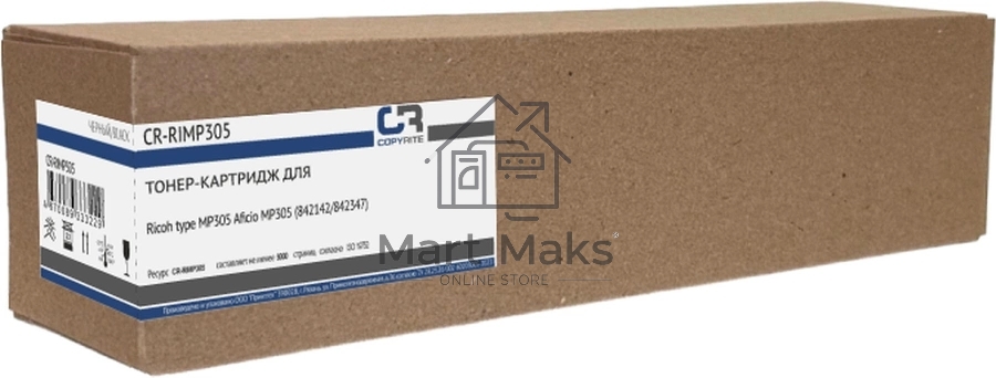 Картридж лазерный CopyRite CR-RIMP305 842142/842347 черный (9000стр.) для Ricoh Aficio MP305