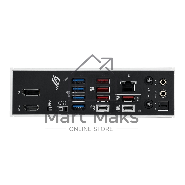 Материнская плата ASUS ROG STRIX Z890-H GAMING WIFI, LGA1851, Intel Z890, 4xDDR5, 4xSATA, 4xM.2, 1xPCIe 5.0 x16, 2xPCIe 4.0 x16, 1xDP, 1xHDMI, 1x5Gb LAN, Wi-Fi 7, 2xUSB 2.0, 4xUSB 3.2 Gen 1, 4xUSB 3.2 Gen 2, 2xUSB 3.2 Gen 2x2, 1xUSB-C, 1xS/PDIF, 2x3.5 мм,