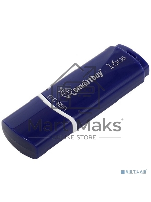 Флешка USB Smartbuy 3.0 Flash 16Gb,Crown Blue (SB16GbCRW-Bl)