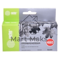Картридж струйный Cactus CS-PGI480XXLBK черный (24.4мл) для Canon Pixma TR7540/TR8540/TS6140/TS8140