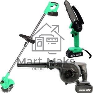 Набор аккумуляторного инструмента ZITREK (GreenCut 20, ZKBL20, GreenSaw 20 Extra Power) 3 в 1, 1х2.0Ач, 1х4.0Ач