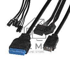 Компьютерный корпус Miditower ExeGate XP-334UC-XP500 (ATX, XP500 с вент. 12см, 1хUSB/1хUSB 3.0/1хTypeC, аудио, черный)
