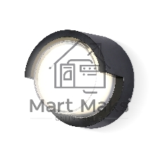 Уличный настенный архитектурный светильник ST5231 BK черный IP65 LED 4200K 12W D169*100