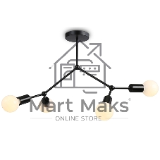 Светильник Ambrella light TR8033/4 BK черный E27*4 max 40W D670*440