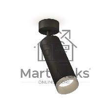 Светильник Ambrella Light XM6343004 SBK/MCH черный песок/хром матовый MR16 GU5.3 (A2210, C6343, N6133)