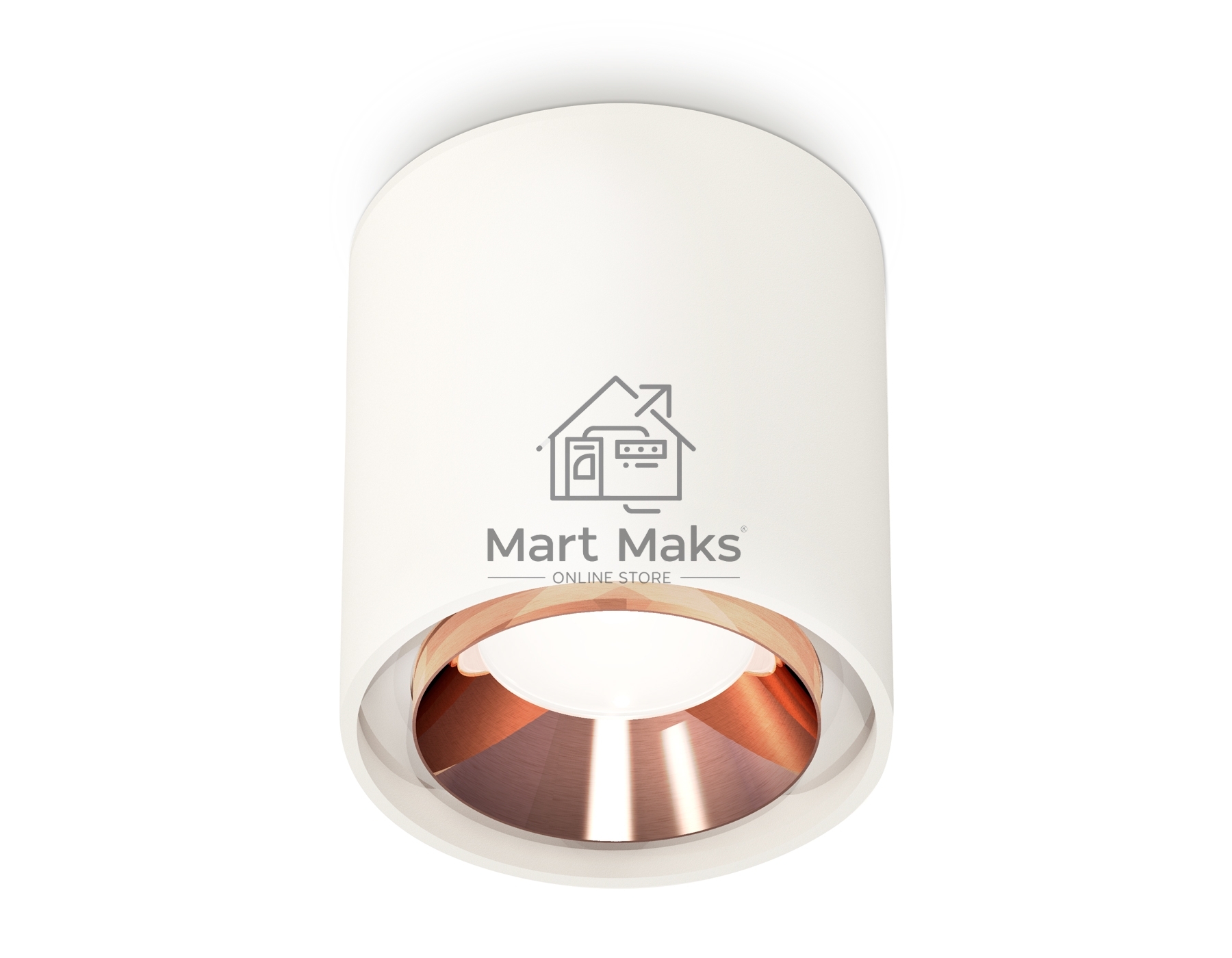 Светильник Ambrella Light XS7722005 SWH/PPG белый песок/золото розовое полированное MR16 GU5.3 (C7722, N7035)