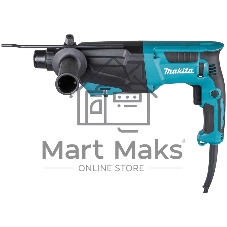 Перфоратор Makita HR2670, SDS-plus, 800 Вт, 3 Дж, от сети
