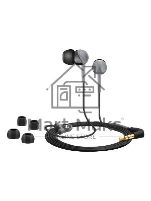 Наушники вкладыши Sennheiser CX 200 Street II 1.2м черный проводные (в ушной раковине)