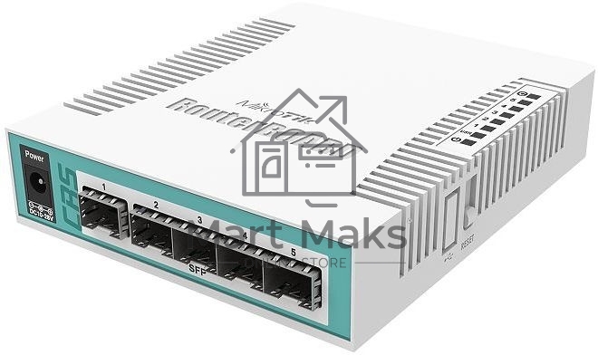 Маршрутизатор 5PORT SFP CRS106-1C-5S MIKROTIK