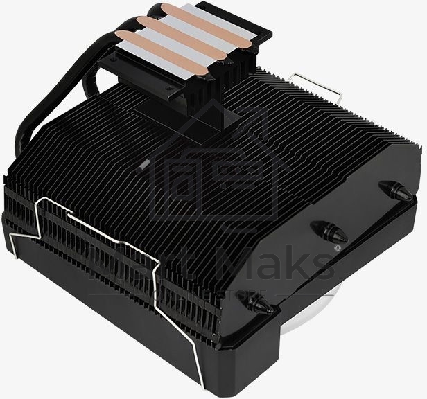 Кулер для процессора AeroCool / Formula Cylon 3H черный, 120 мм, алюминий, 1800 об/мин, 24.3 дБ, 4 pin, 125 Вт, 98 мм