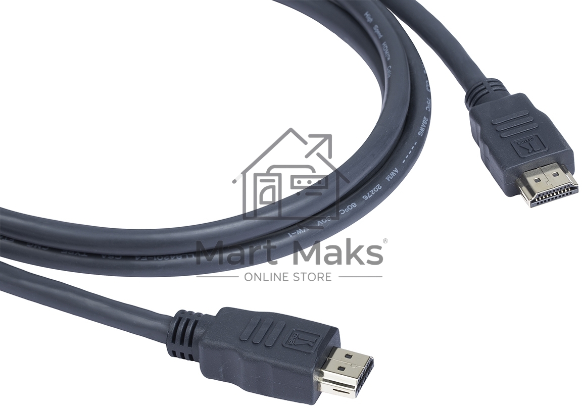 Кабель Kramer C-HM/HM-3 HDMI-HDMI (Вилка - Вилка), 0,9 м
