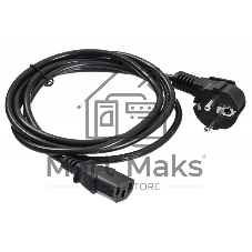 Кабель Buro BU-PCAB-3M-16A IEC C13 Евровилка 3м