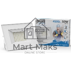 Прожектор светодиодный Gauss Elementary 50W 3510lm IP65 6500К белый