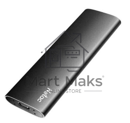 Внешний накопитель SSD Netac 500Gb Z SLIM <NT01ZSLIM-500G-32BK> (USB3.2, up to 520/480MBs, 100х29.5х9mm, Black)