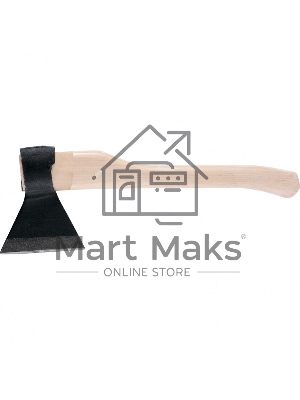 Топор кованый, в сборе, 1100/1500 г, деревянное топорище, 500 мм, Б, (Ижевск) Россия