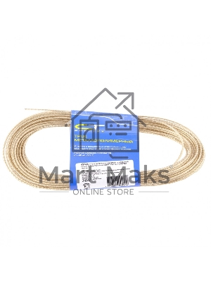 Трос СИБРТЕХ металлополимерный зеленый ПР-3,0, 47647