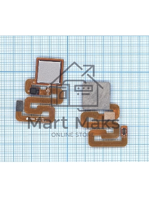 Шлейф со сканером отпечатка пальца для Xiaomi Redmi 4x серый Шлейф со сканером отпечатка пальца для Xiaomi Redmi 4x серый