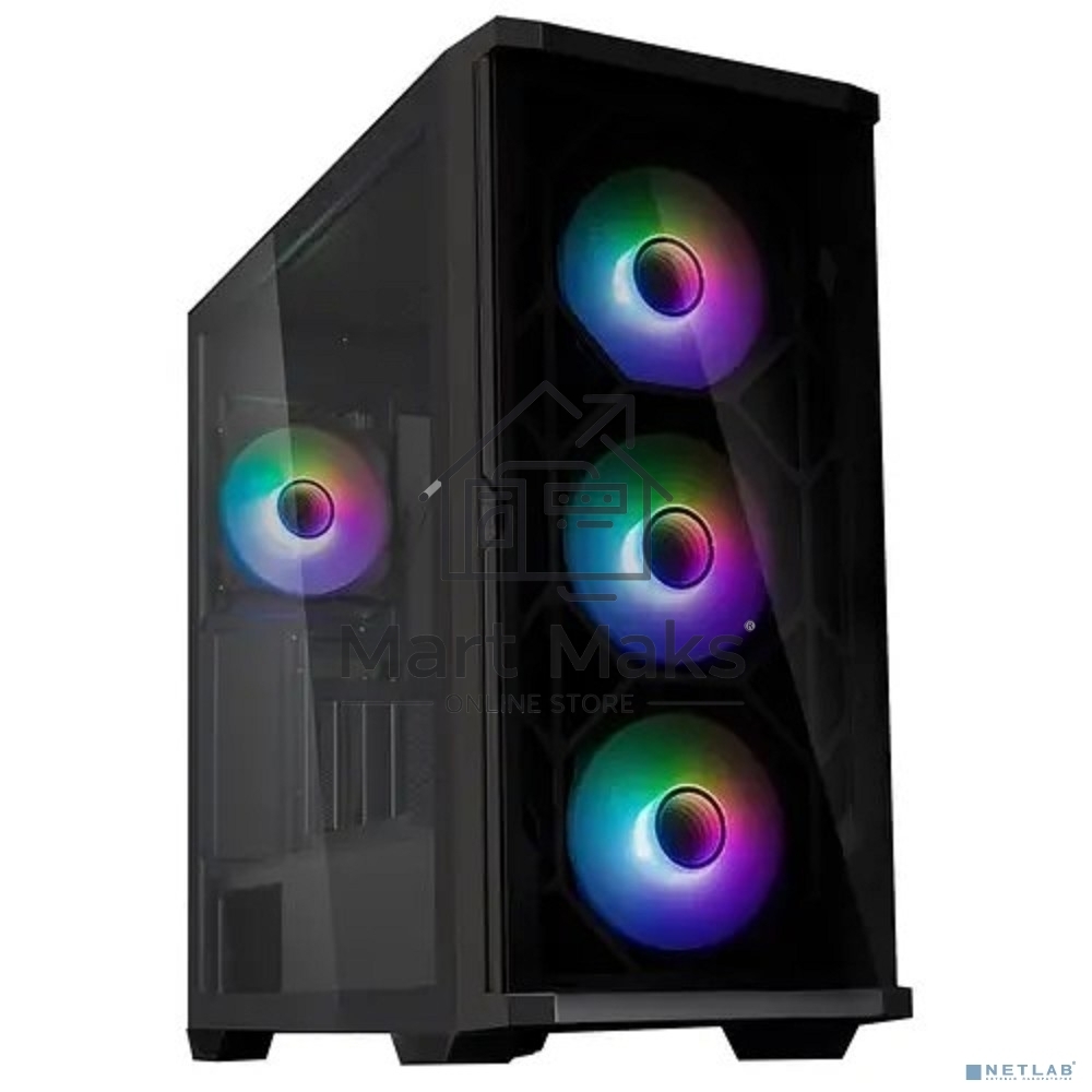 Компьютерный корпус ZALMAN Z10 DUO, ATX, BLACK, WINDOW, 2x3.5
