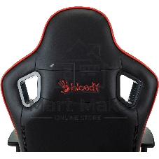 Кресло игровое A4Tech Bloody GC-840 черный, сиденье черный, эко.кожа, с подголов. крестов. металл черный, пластик черный