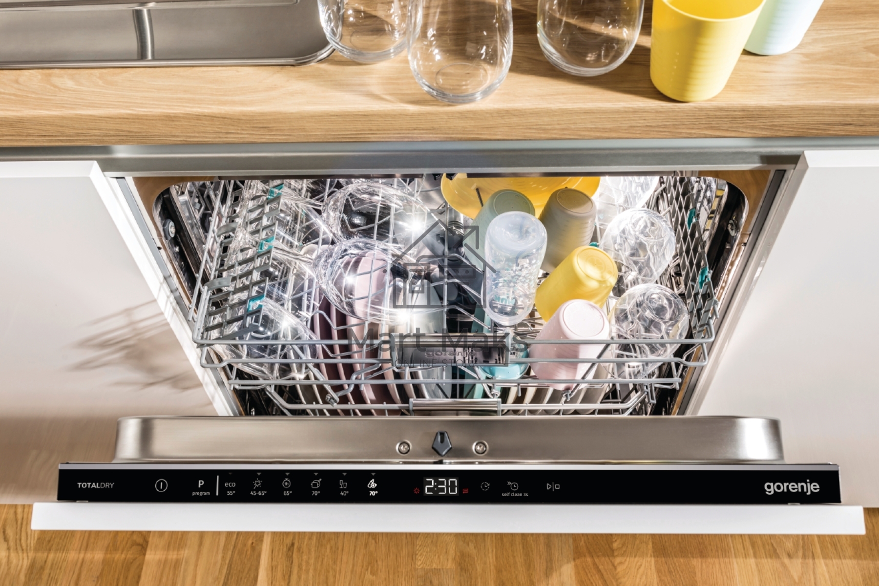 Встраиваемая посудомоечная машина Gorenje GV642E90, черный, 59.8 см, 13 компл., 47 дБ, класс A++